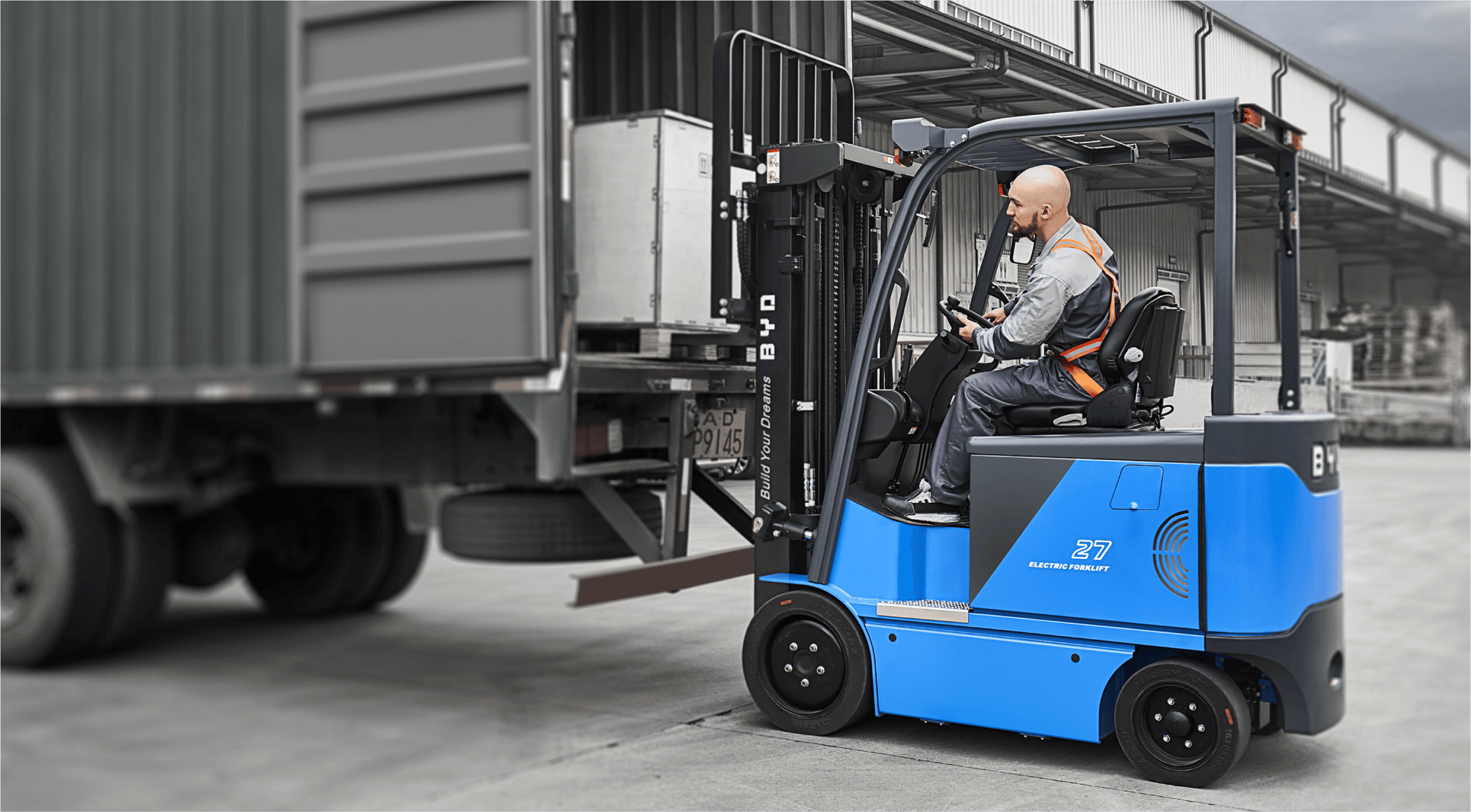 BYD Electric Forklifts | ECC 27 | All Lift Service Co., Inc.